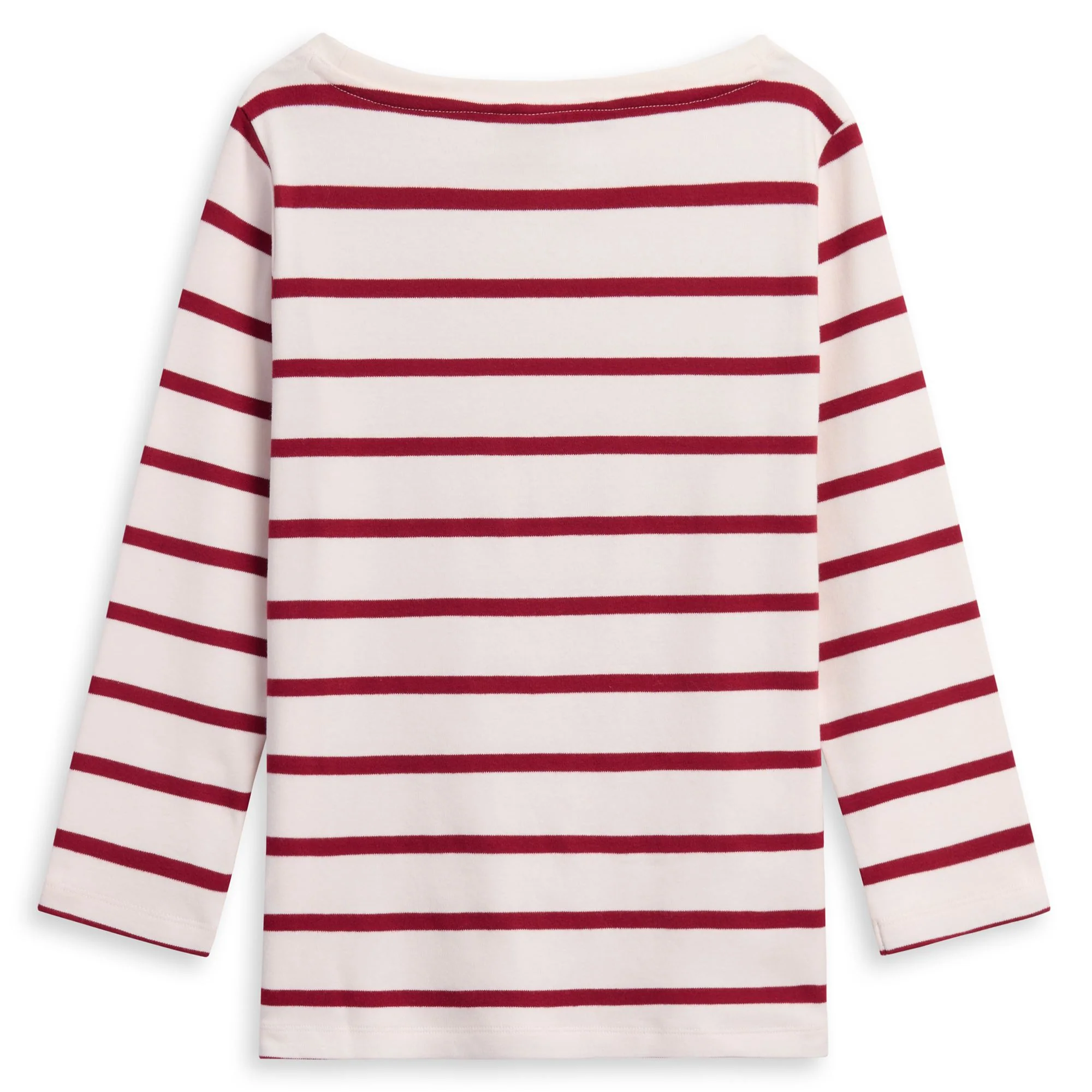 FRANCINE - T-ShirtsTop - T-Shirt - Woman - WHITE NATURAL-RED POMEGRANATE - Image 3