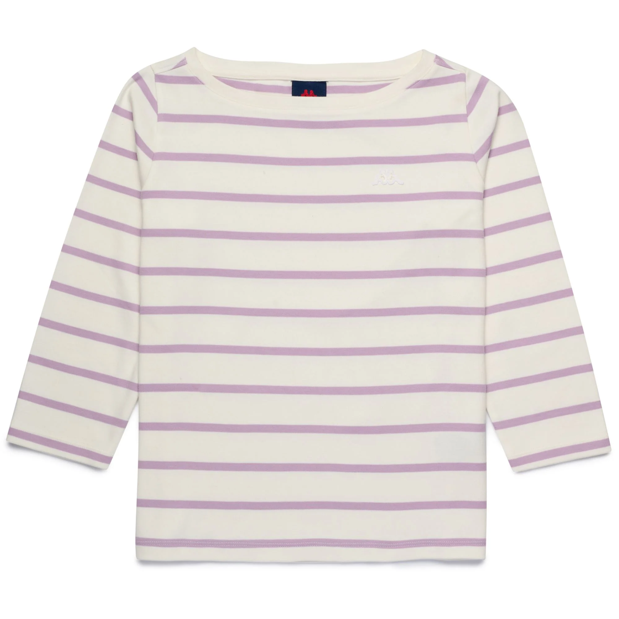 FRANCINE - T-ShirtsTop - T-Shirt - Woman - WHITE NATURAL-VIOLET LT LILAC
