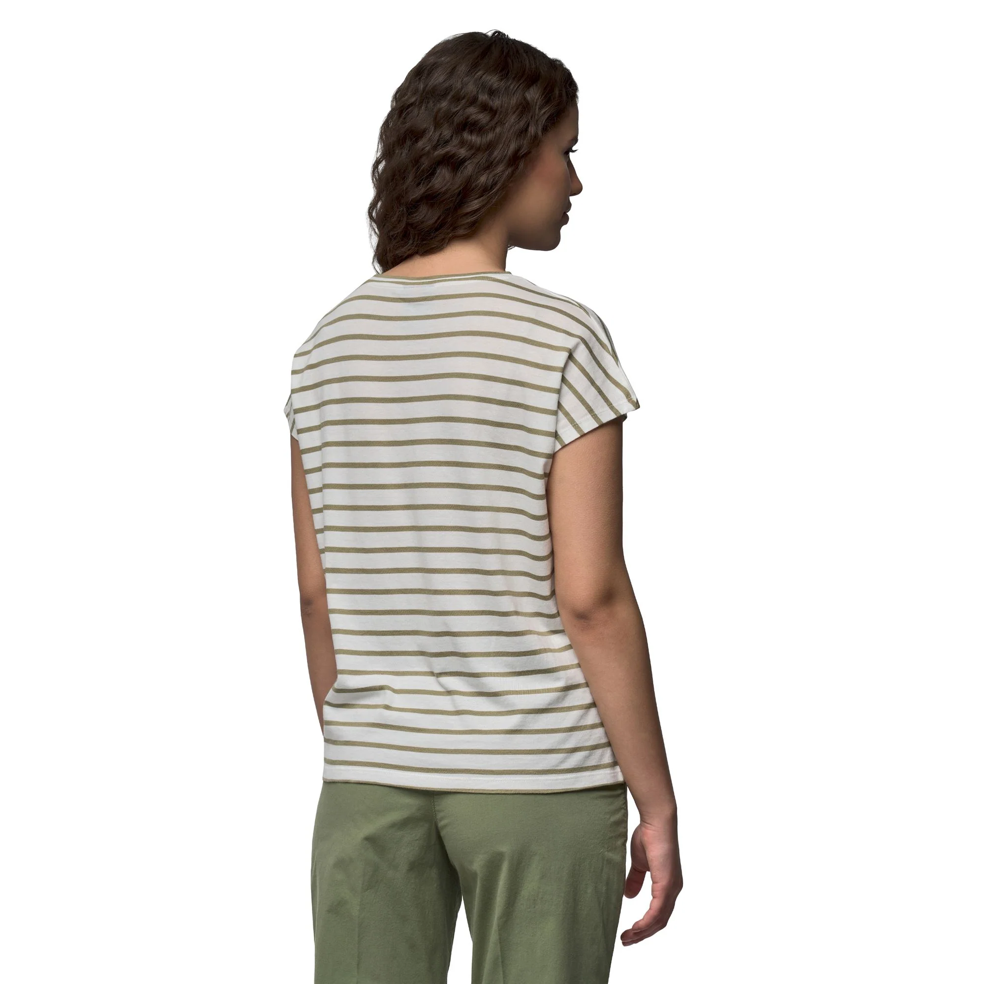 NAHIRA - T-ShirtsTop - T-Shirt - Woman - WHITE CLOUD-GREEN ALOE - Image 2